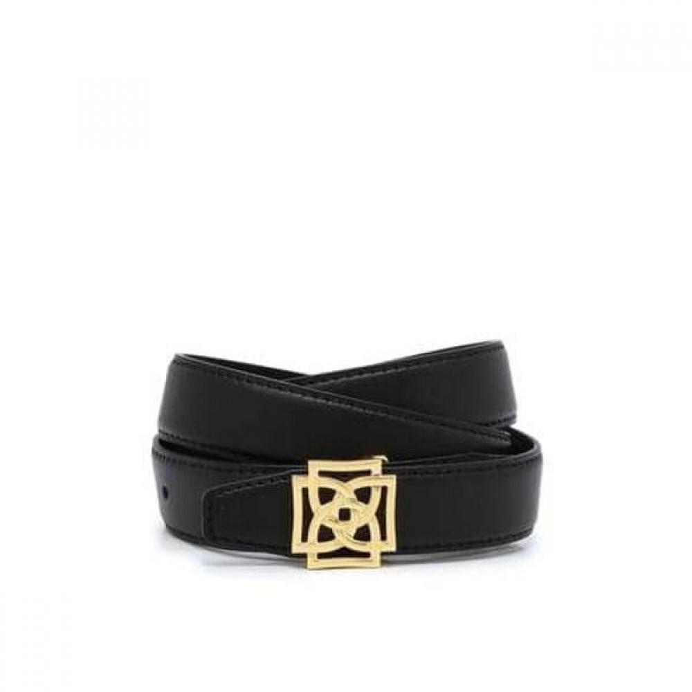 Daks Women Leather Belt 4d Gold Buckle Black Dbbe6f778bk