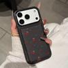 Чехол для телефона с вишней и бантом Для IPhone 17 17Air 16 15 Чехол Для IPhone 11 13 12 14 Pro Max 16 15 14 Plus Чехол Funda 17 17Air