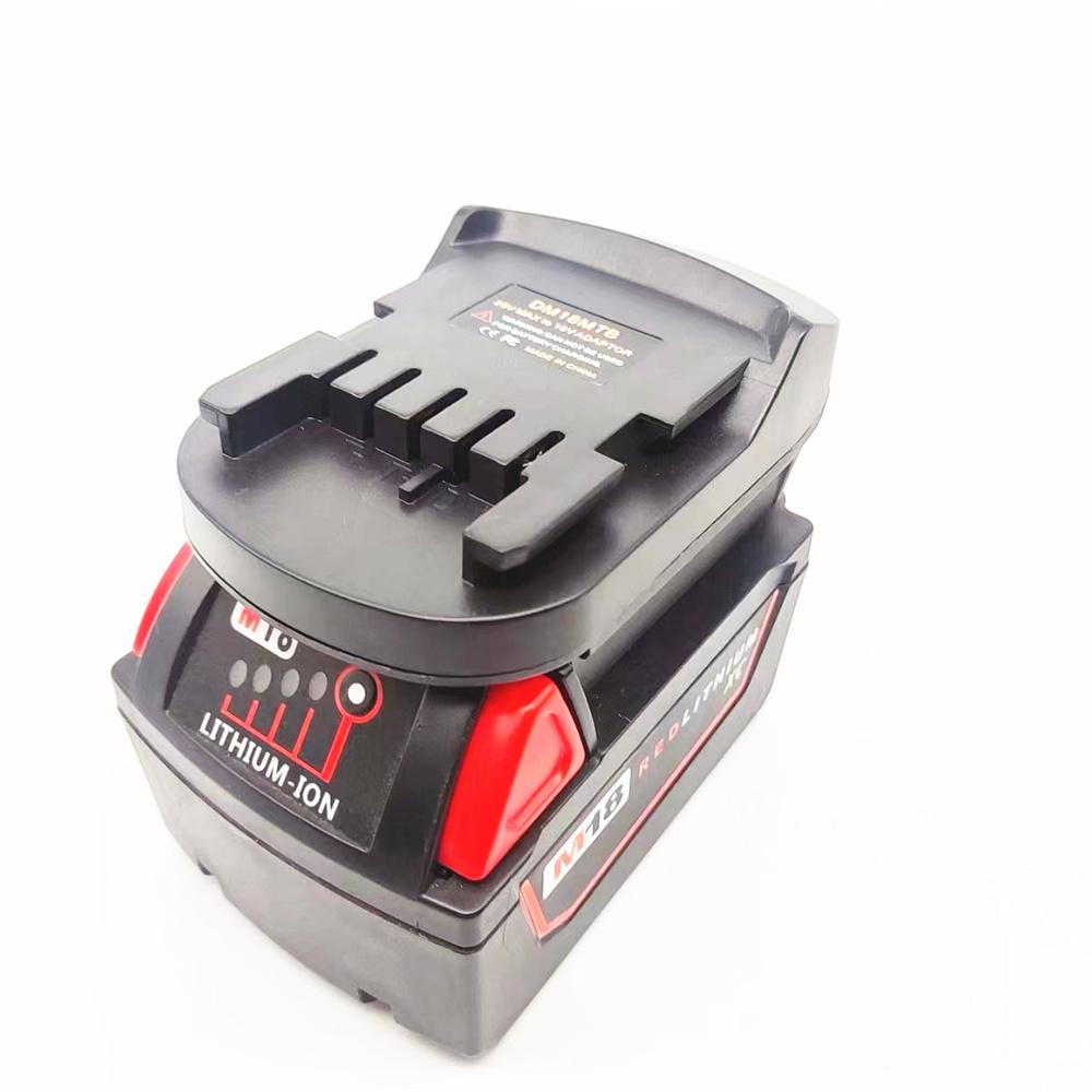 Преобразователь аккумулятора для Dewalt Milwaukee 18V/20V в Metabo 18V Li-Ion адаптер для инструмента