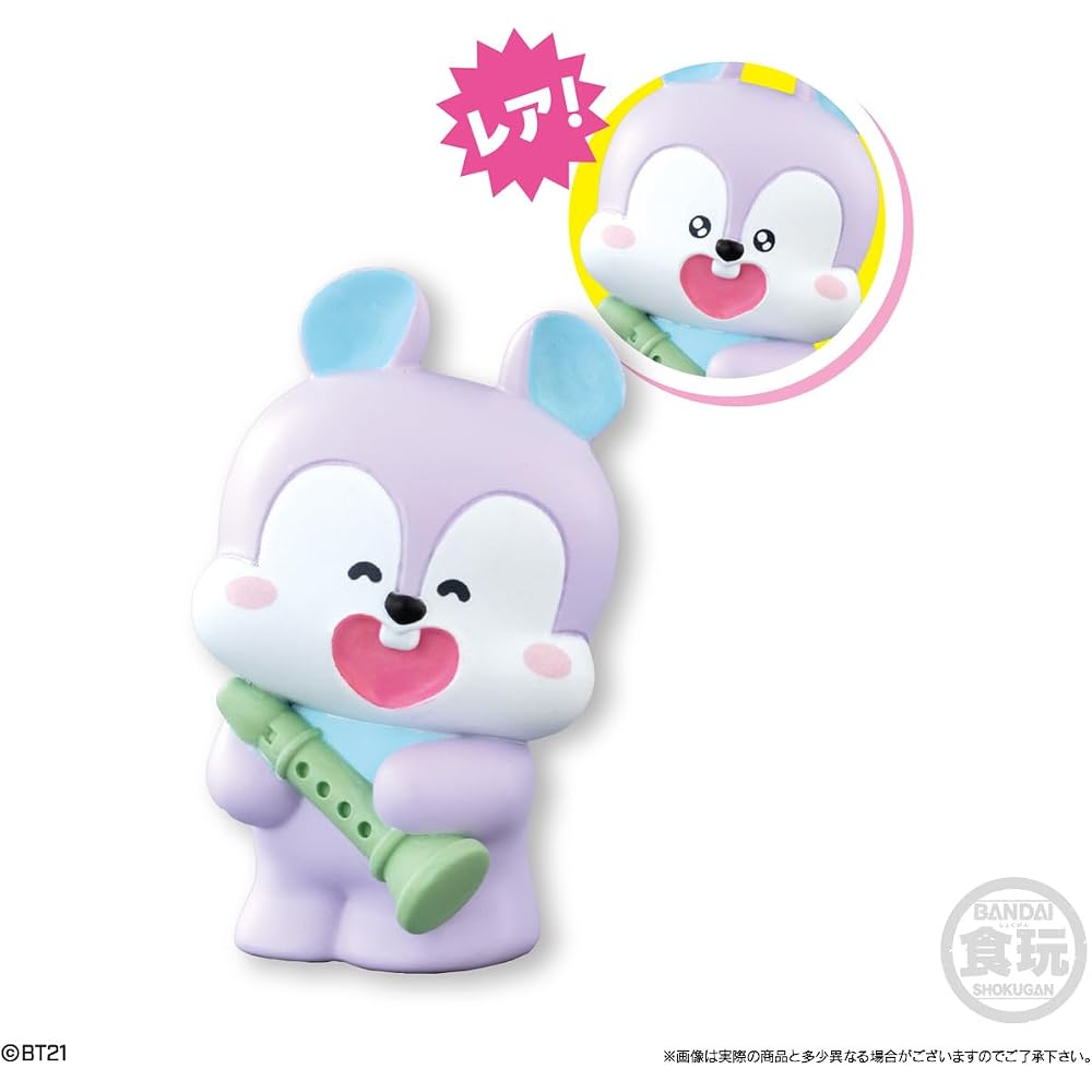 Bandai (БАНДАЙ) BT21 Друзья 4 Жевательная резинка Пищевая игрушка [Продажа коробкой/Набор из 12 штук]