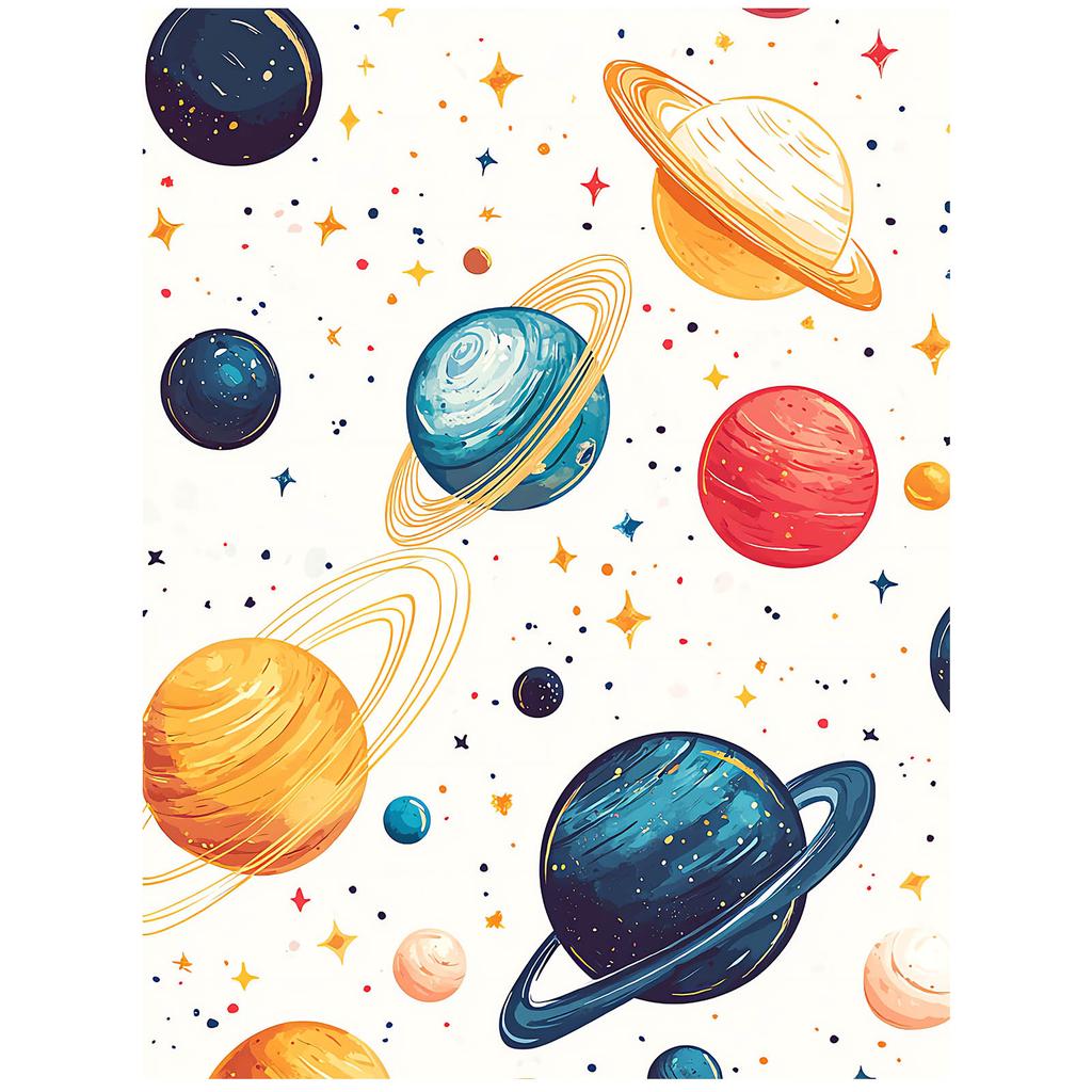 Plakat Kosmiczna Harmonia Plakat Kosmiczna Harmonia, 40X50 Cm, Rama Aluminiowa Czarna, Papier Matowy 230 Gsm