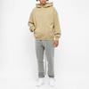 Fear of God Essentials Худи с капюшоном FW19 со светоотражающей надписью на спине и флисовой подкладкой, унисекс, цвет хаки, FOG-FW19-28