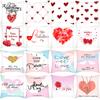 Valentine's Day Sofa Pillow Cover Ins Printed Short Plush Bedside Cushion Cover Girl Love Cushion Cover
