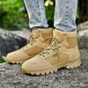Модная уличная обувь для пар, тренировочные рабочие ботинки, высокие кроссовки для хайкинга и спорта, обувь для полевой практики, боевые ботинки