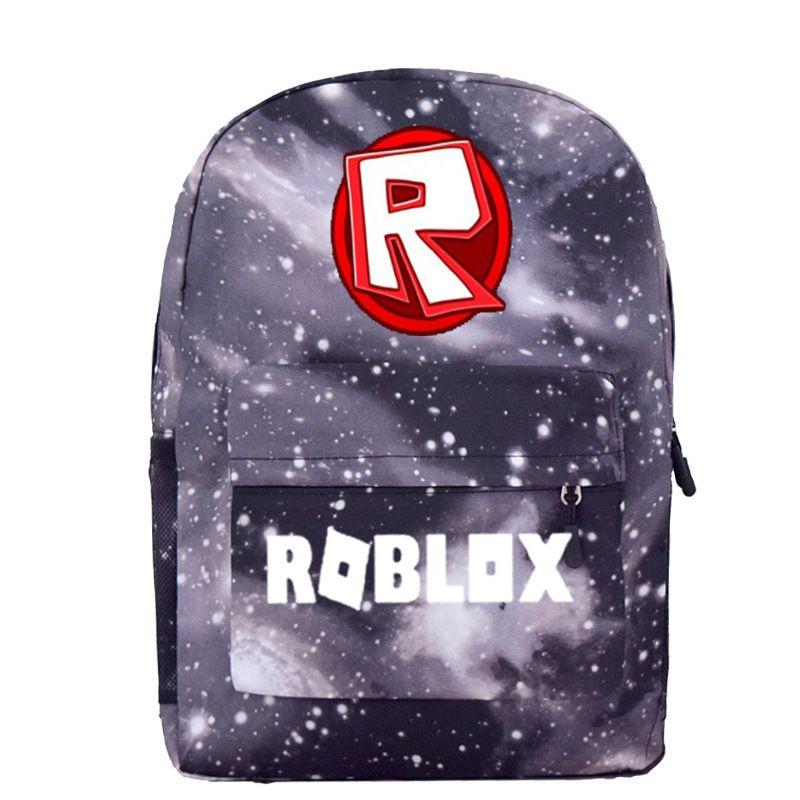 Roblox School Backpack Student Canvas Bag Boys Casual Outdoor Climbing Backpack