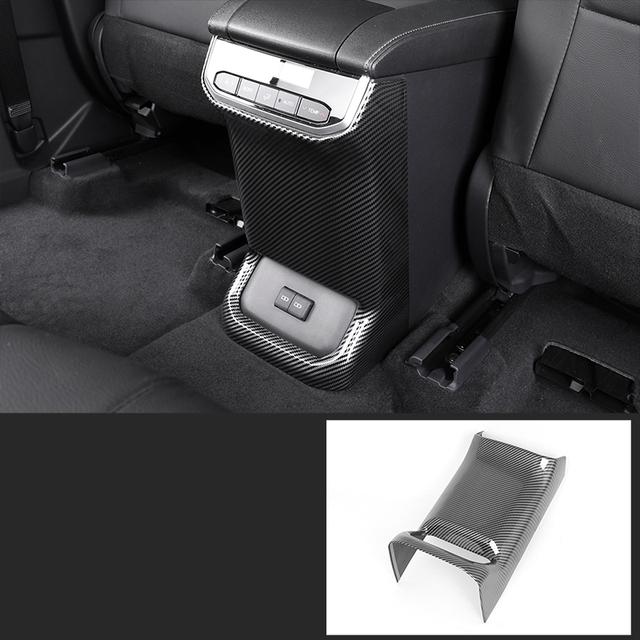 Для Toyota Highlander XU70 Refit 2022 автомобильные внутренние молдинги из углеродного волокна, крышка панели передач, аксессуары для рамки