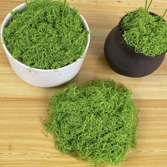 30/100 г Искусственный Зеленый Мох Поделки для DIY Комнатные Растения Сказочные Сады Центральные Элементы Стола Аквариумы Микроландшафт Декоративный Искусственный Мох