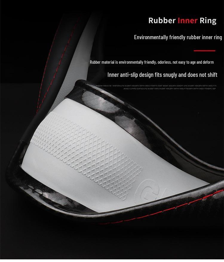 Baojun Steering Wheel Cover - Carbon Fiber, Fits 730, 630, 510, 560, 610, 310W, 530 Models, All-Season