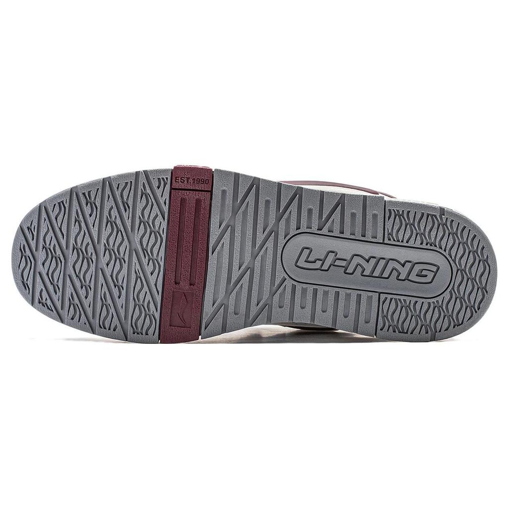 Li Ning Journey V2 Versatile Retro Skate Shoes Thick Sole Height Increasing Bread Shoes Non-Slip Wear-Resistant Lightweight Low-Top AGCT137-3