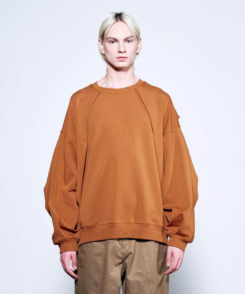 ZENSAI Curved Fly Sweatshirt Orange