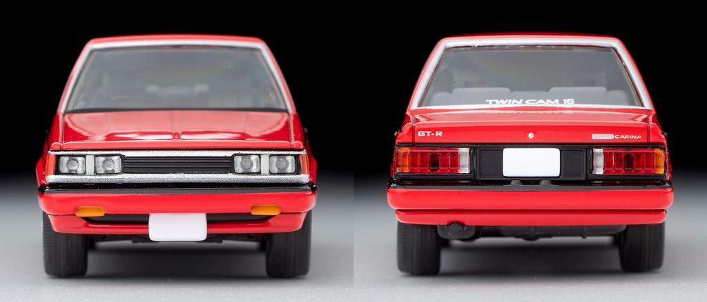 Tomica Limited Vintage Neo 164 LV-N59c Toyota Carina 1600GT-R 1984 Red Finished Product