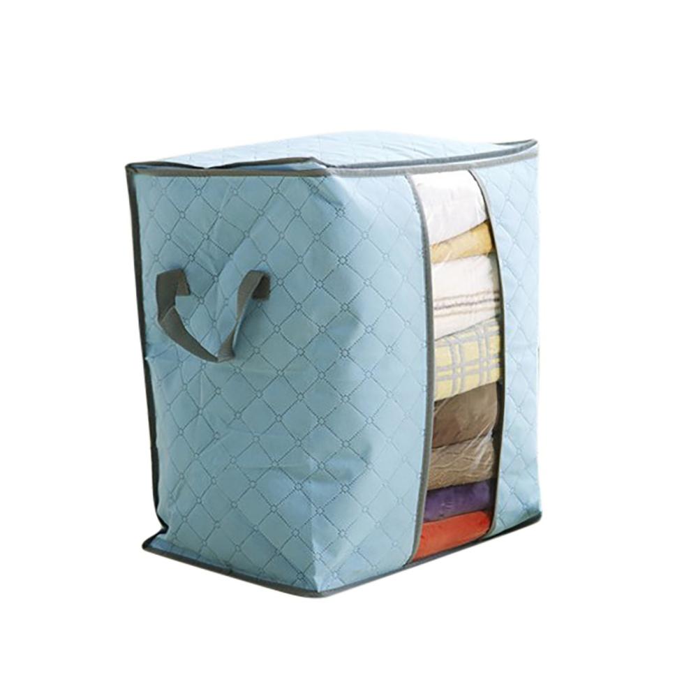 Прочный тканевый контейнер, сумка для хранения, коробка, портативный органайзер, нетканый чехол под кроватью, коробка для хранения, бамбуковая сумка для хранения одежды