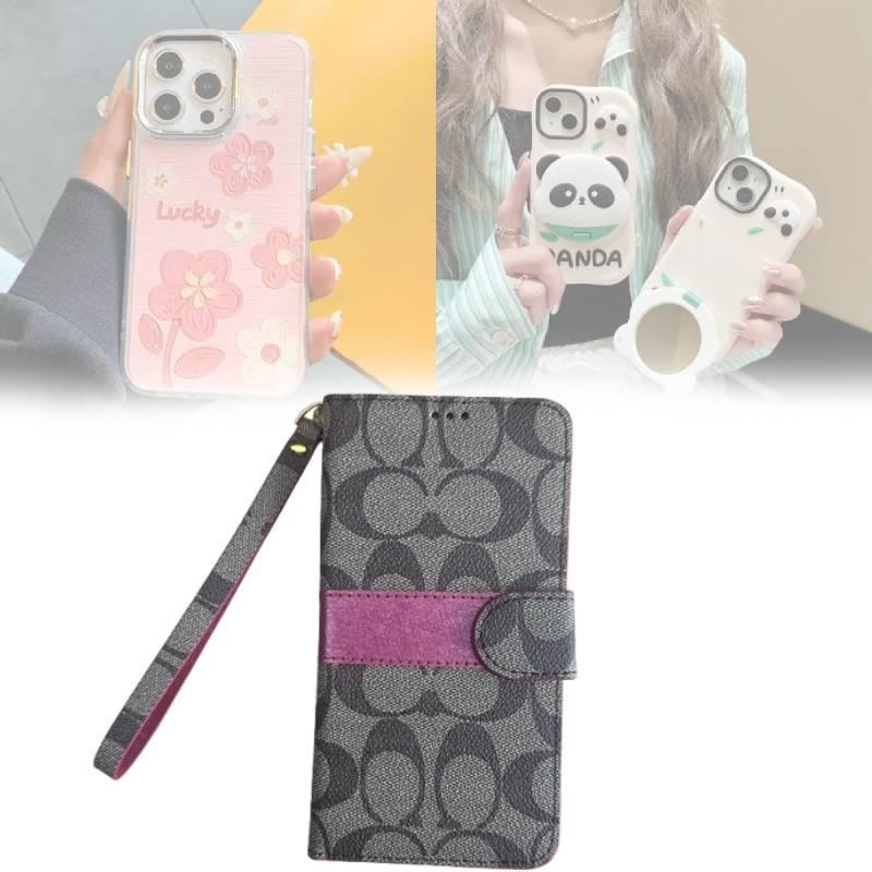 Apple Iphone Protective Leather Cover With Heatpress Craft And Drop Resistance For Travel Use