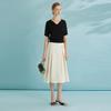 Mingyuan Style Fashionable Waist Loop Temperament A-Line Skirt for Women