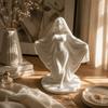 3D-печатная фигурка богини, украшения, статуя божества, уникальная статуэтка женщины в плаще, декор на Хэллоуин