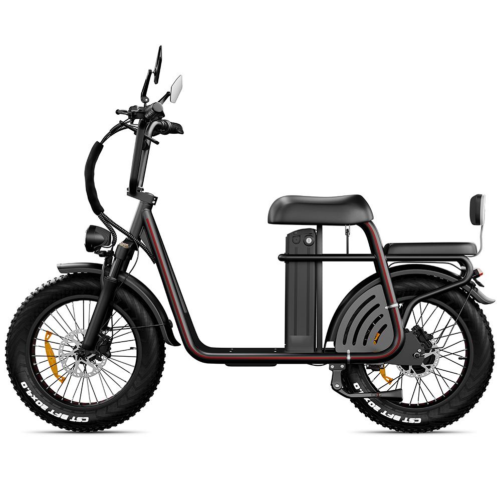 Electric Bicycle Drvetion ET20 20" 1000W Motor City Electric Bike For Adult 48V 15AH With NFC Max Range 80Km Max Load 150Kg