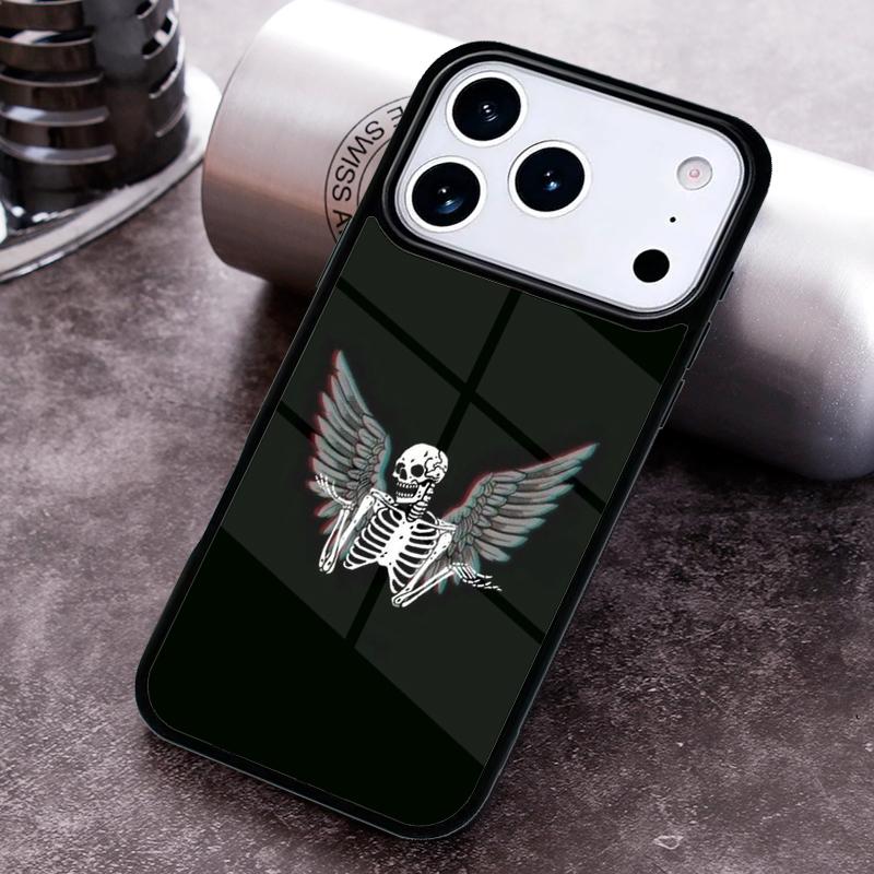 Милый чехол для телефона с черепом для iPhone 17 16 15 14 13 12 11 Pro Max Plus 17Air Мягкий силиконовый чехол