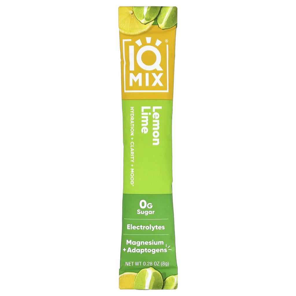 IQBAR IQ Mix®, Лимон-лайм, 20 батончиков, 8 г (0,28 унции) Каждый