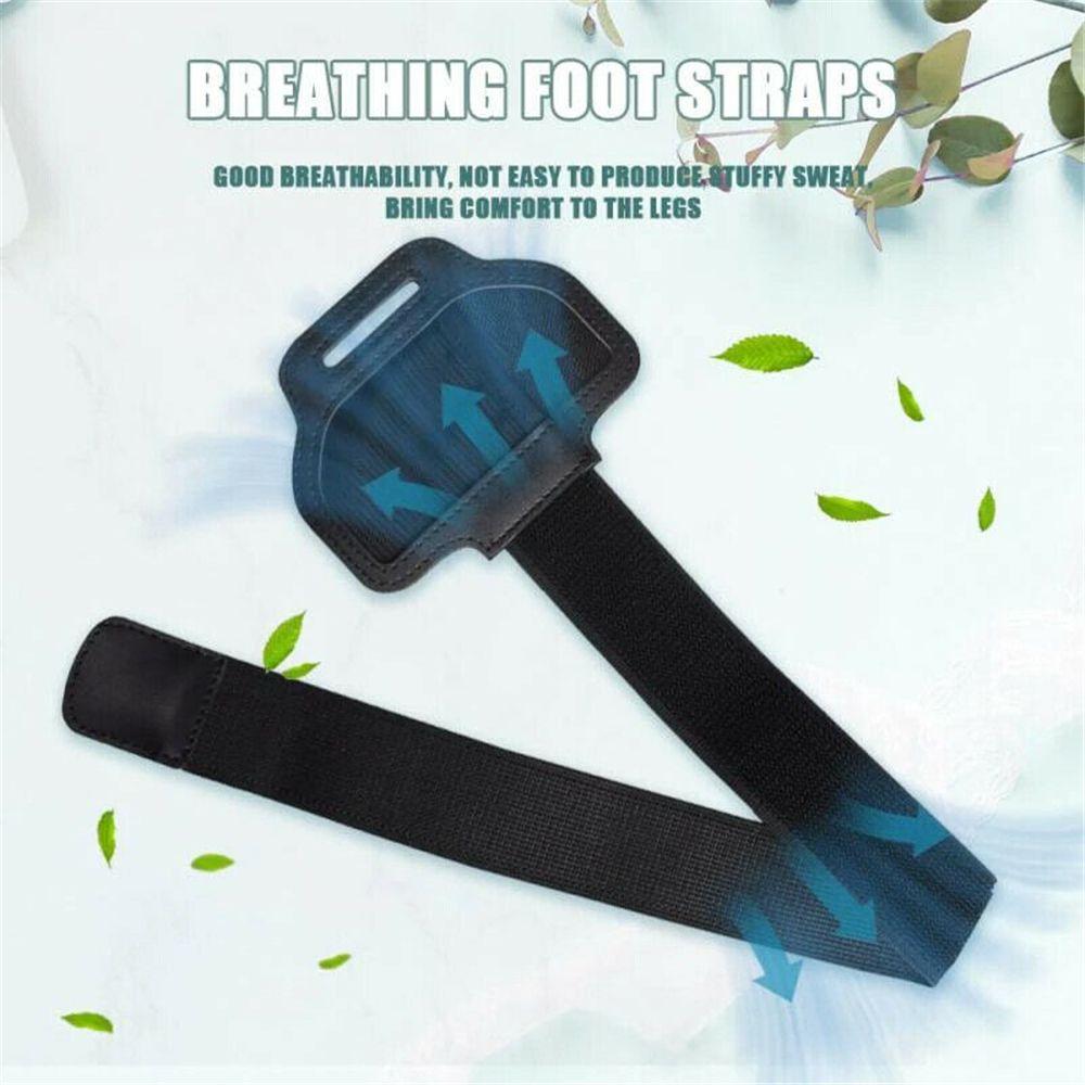 2 шт. черный Fit Adventure дышащий эластичный ремешок кольцо галстук ручка для игры держатель для ног ремень