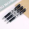 Deli S02 Retractable Gel Pen - 0.7mm Black, 12-Pack