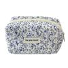 Flower Quilted Makeup Storage Bag Portable Travel Organizer Cosmetic Toiletry Pouch Cute Make Up Handbag Floral Bags