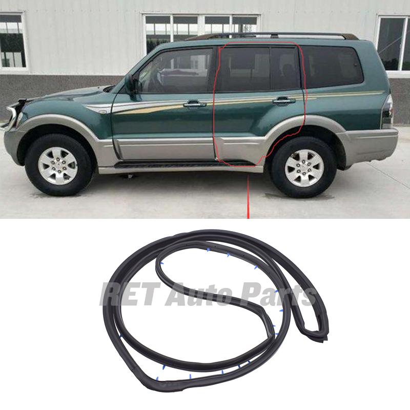 Резиновая уплотнительная лента для двери автомобиля для Mitsubishi Montero Pajero MK3 MK4 V73 V77 V78 V93 V97 V98 Отверстие двери Уплотнитель проема двери Погодный уплотнитель