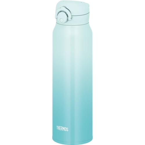 Thermos Vacuum Insulated Portable Mug, 750ml, Aqua Green, with Detachable Spout for Easy Cleaning, Lightweight, One-Touch Opening, Stainless Steel Bot
