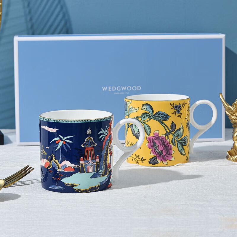 Wedgwood Набор кружек Wanderlust Yellow Fantasy & Blue Pagoda