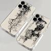 Прозрачный чехол для телефона 'Готический Шип' для iPhone 17 Air 16 15 14 Plus 13 12 Mini 11 Pro Max Ударопрочный силиконовый чехол Funda