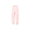 Li Ning Womens Fitness Series Solid Color Reflective Elastic Waist Cuffed Sports Pants Women Pants Lychee-Pink AKLT542-10