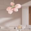 Modern Simple Tulip Pod Dining Room Chandelier French Living Room Pink Glass Bedroom Bedside Lamps