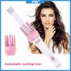 Electric Curling Wand Auto Rotating Ceramic Hair Curler One Touch Automatic Curling Iron Curls Waves Styling Tools