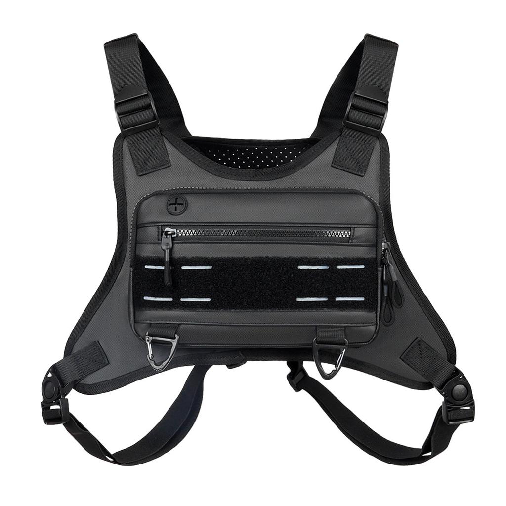 Fishing Chest Bag Outdoor Sports Running Vest Backpacks Front Chest Pack Chest Rig Backpacks for Fishing Cycling