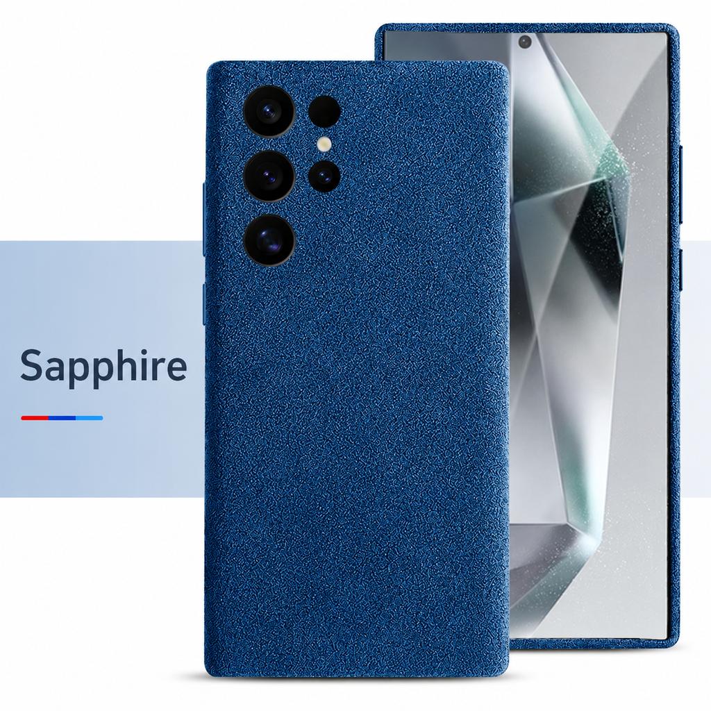 100% Real Italian Imported for Alcantara For Samsung S24Ultra S25 Magnetic Case with MagSafe Case Smart Button Protective Cover