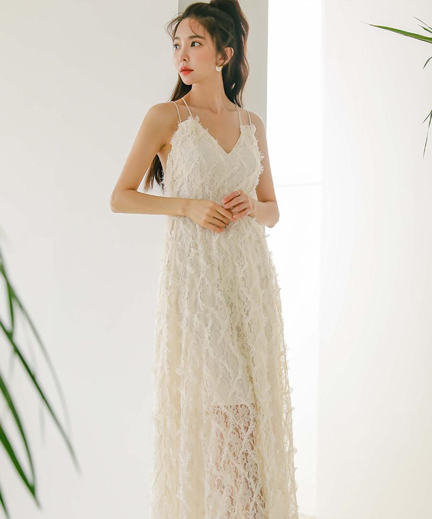Bendis Tassel Long Dress
