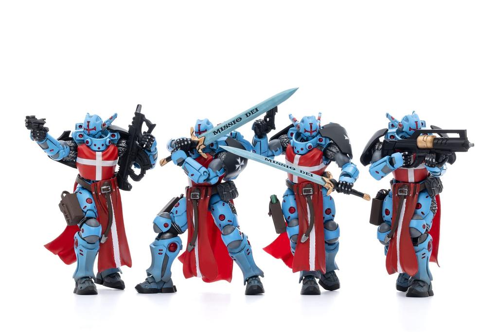 JOYTOY X Infinity Pan Oceania Union Hospitaller Knights Scale PVC ABS Painted Finished Figure Set 1/18 &