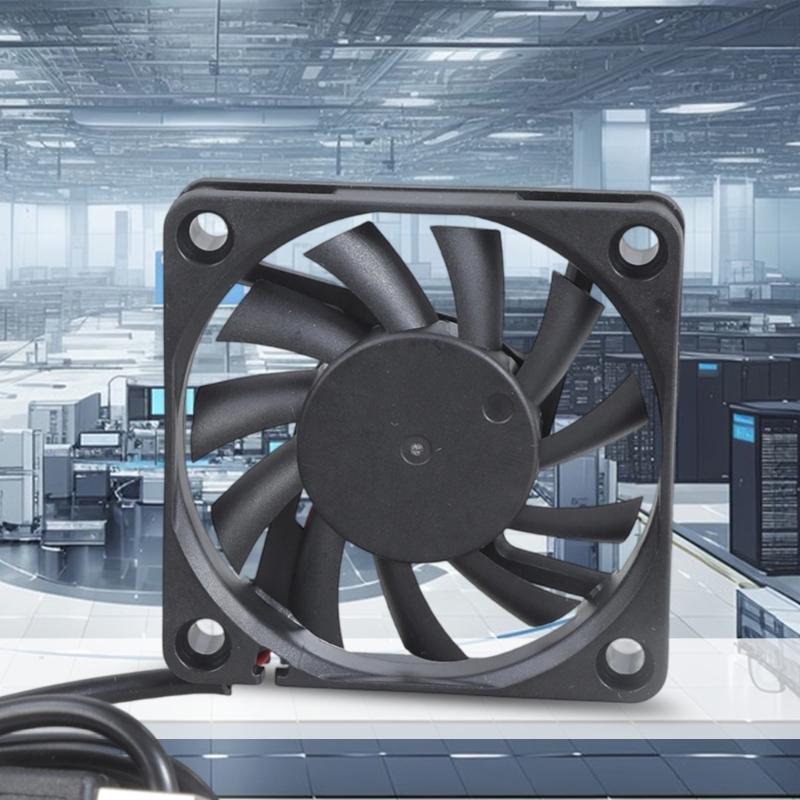 5V USB PC Router Fan 60mm Cooling Fan Brushless Portable Cooling Fan Replacement for Router Modem TV Box Electronic