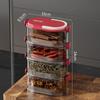 Коробка для хранения специй на кухне, лук, имбирь, чеснок, коробка для свежести, многослойная герметизация пищевых продуктов, влагонепроницаемая упаковка, контейнер для домашнего хозяйства