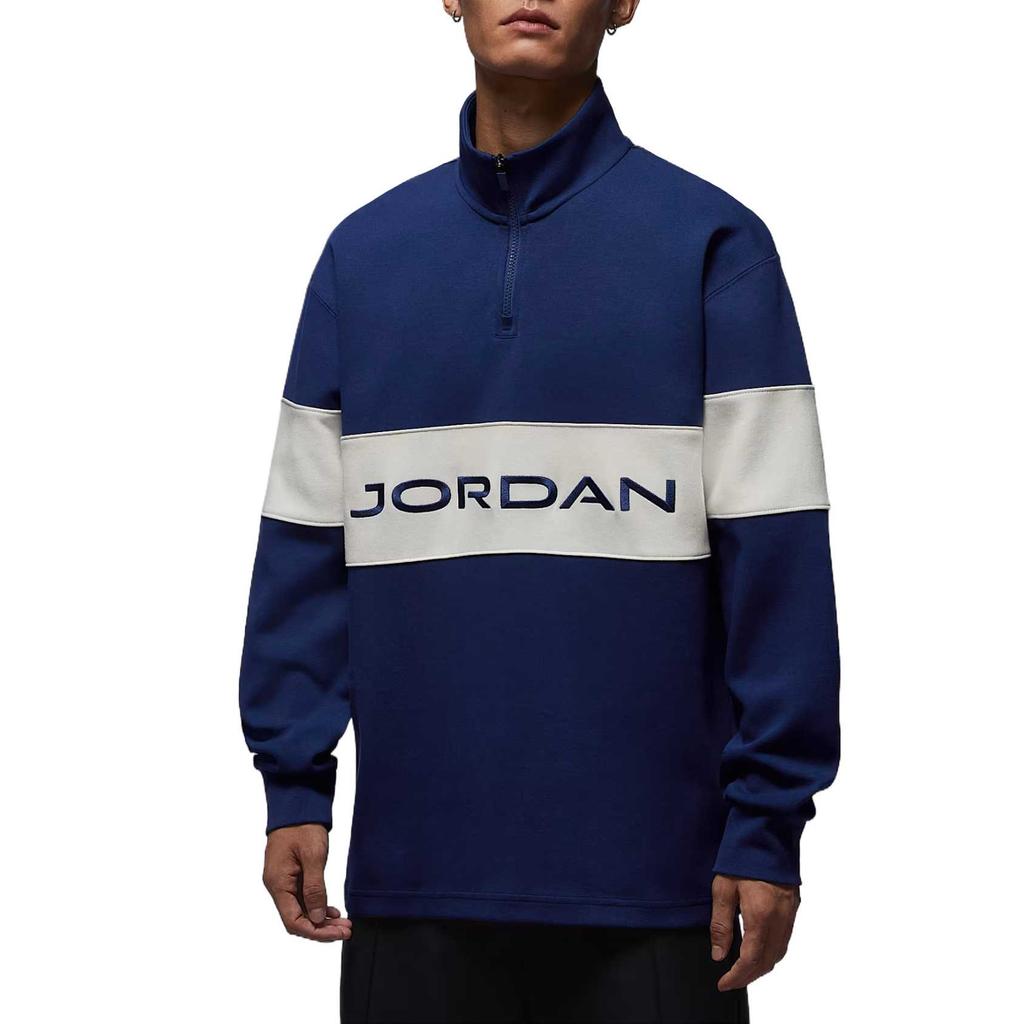 Jordan Dri-FIT FW/AW25 Толстовка на молнии Удобная Мягкая Футболка для гольфа Мужские топы HF9920-492