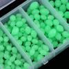 Приманка рыболовные снасти светящиеся рыболовные бусины зеленые бусины рыболовные снасти светящиеся тонувшие бусины