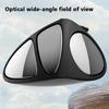 3 In 1 360 Degree Rotatable Three Sided Car Blind Spot Mirror Reversing Blind