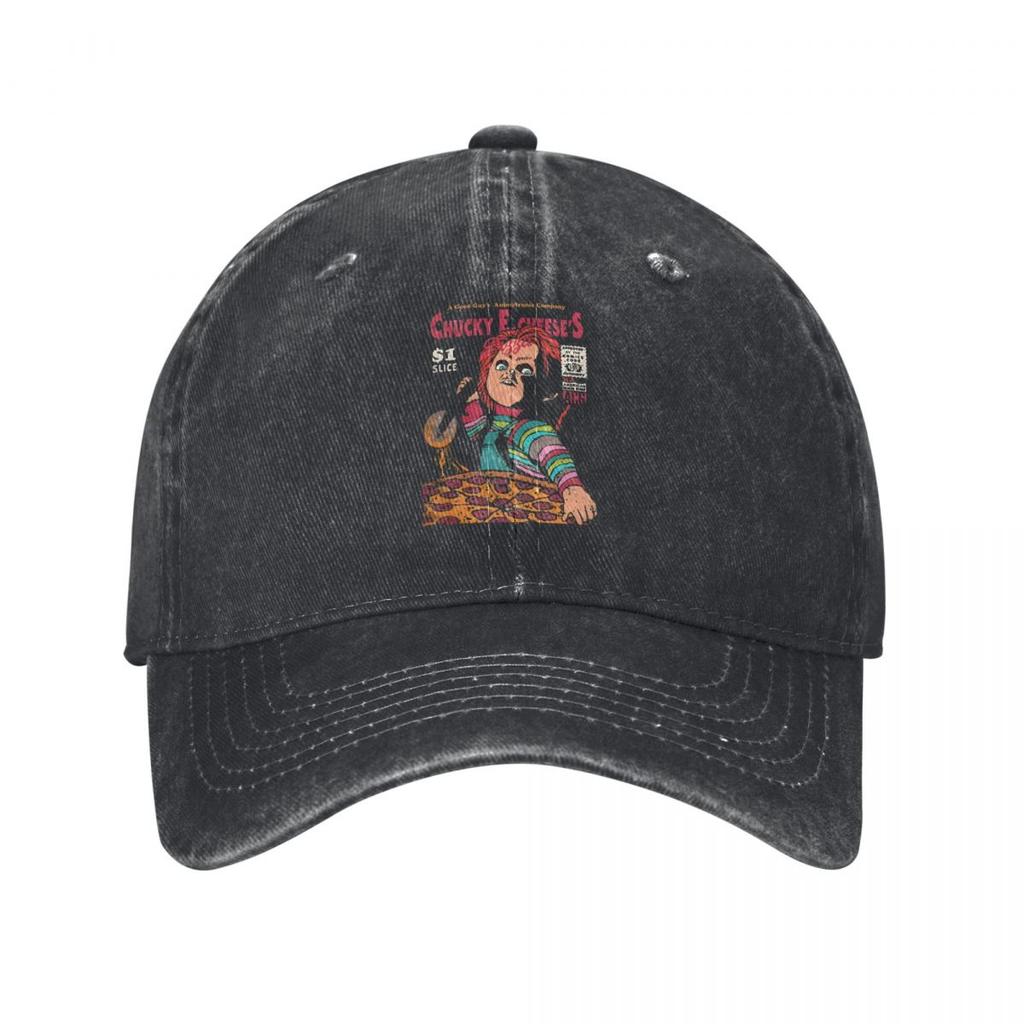 Chucky, Vengeance Pizza, Novelty demin Cap Lightweight Men's Hats Women's Baseball Cap