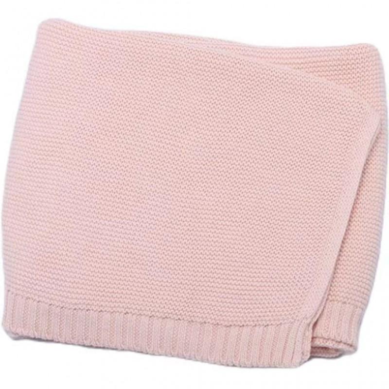 Personalized Embroidered Name Cotton Knit Stroller Blanket Baby Nap Soft Throw Sofa Bed