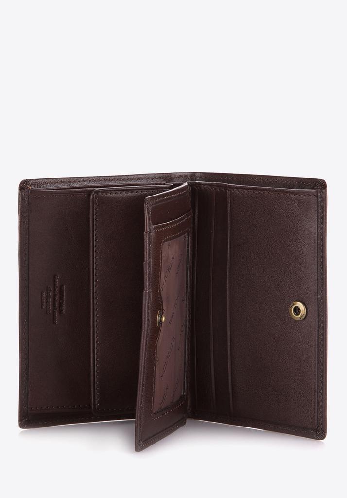 Wittchen Men's Leather Wallet Universal Vertical Brown Natural Leather