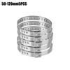 Axle CV Joint Boot Crimp Clamp 5Pcs 20- 50mm 50- 120mm Driveshaft CV Boot Clamp Kit Stainless Steel Ball Cage Clamp Adjustable