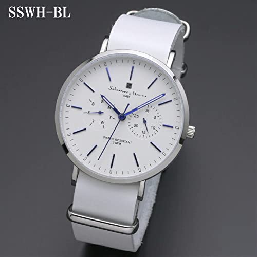 Часы Marra Storage BOX Pair Watch Silver Leather Watch [Salvatore Mara]Salvatore Navy/White SM15117-SSNVSVSM15117-SSWHBL [Обычный импорт]