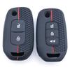 Для Renault Kwid Kadjar Captur Megane Sandero Stepway Logan Clio 5 Arkana Силиконовый чехол-футляр для складного автомобильного ключа F