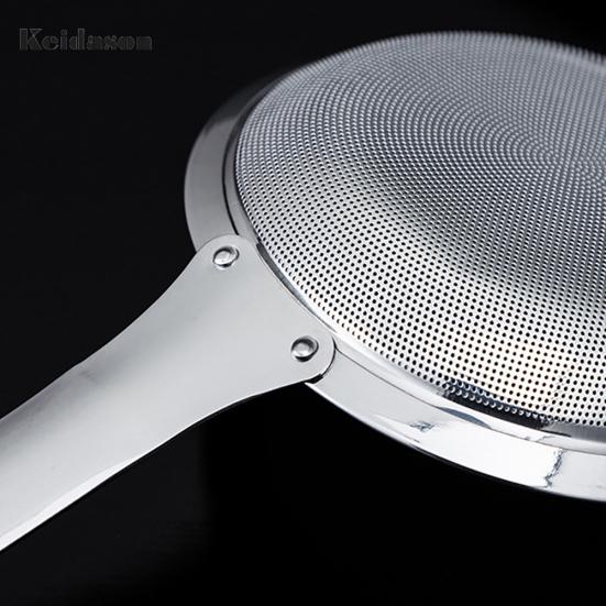 Puntos Кухня Нержавеющая сталь Мелкая сетка Проволока Маслоотделитель Ситечко для муки Дуршлаг Ложка