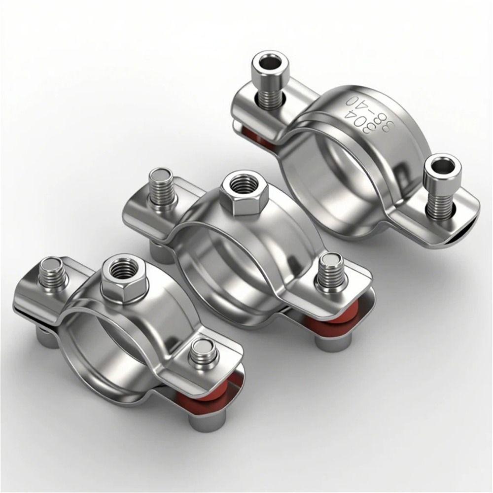 1Pcs 304 Stainless Steel Stainless Steel Pipe Bracket OD 8-325mm Pipe Clamp for Water Pipe