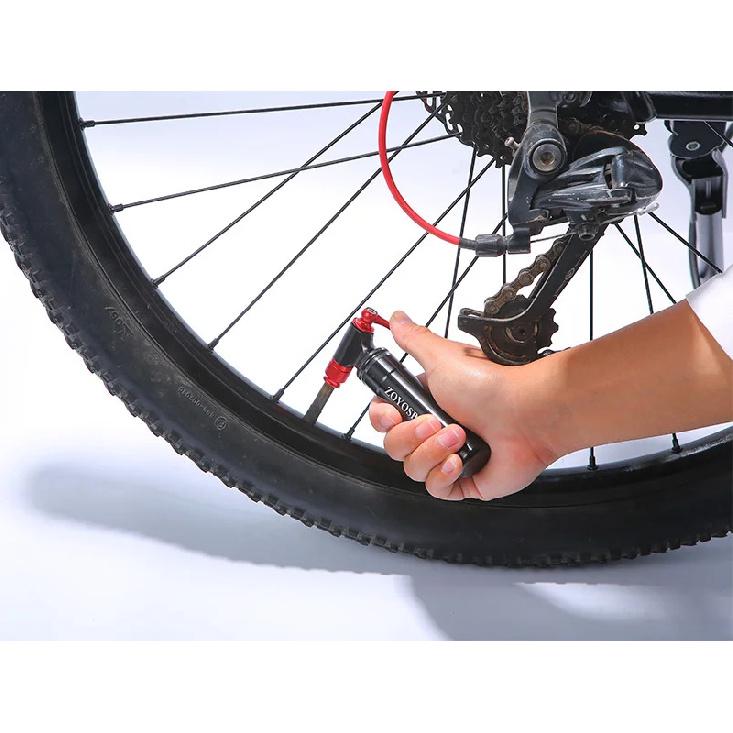 ZOYOSPORTS Велосипедный CO2 Накачиватель Подходит для клапанов Presta Schrader Дорожный MTB Шина Быстрая Накачка Резьбовой 16/12/8G Безрезьбовой 16G Картридж